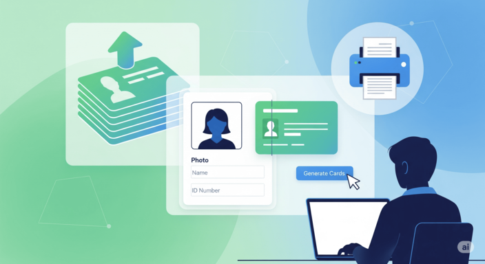 ID Card Generation Icon