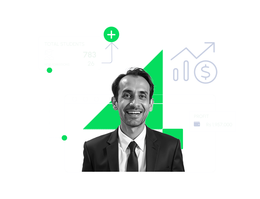 A modern digital school interface for 4EDU platform